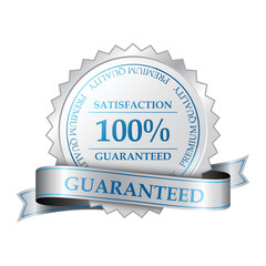 Vector Premium 100% satisfaction guarantee label