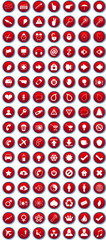 Red icons set