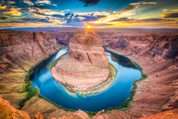 Foto op Plexiglas Horseshoe Bend, Grand Canyon © ronnybas