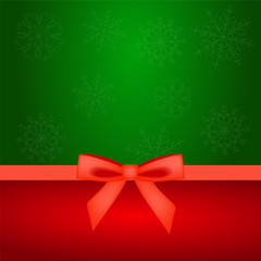 Christmas background with bow