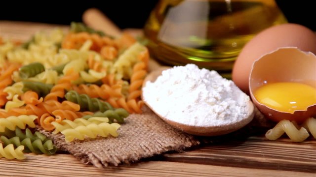 Italian spaghetti, Italian pasta ingredients