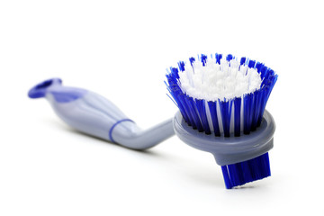 Plastic brush for dishwashing
