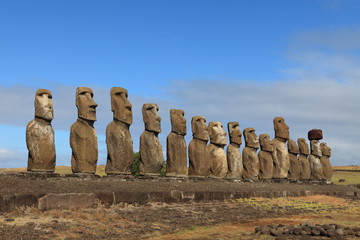 Osterinsel Moai Statuen