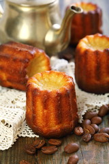 Cannele Bordelais. French small cake.