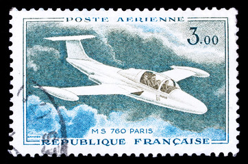 France stamp, air mail