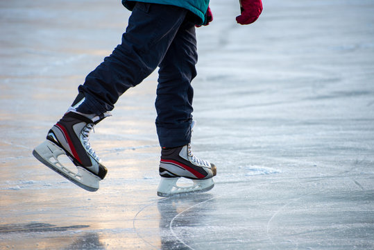 Ice skating