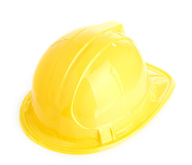 Fototapeta premium Isolated yellow helmet