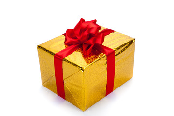 Gold gift box