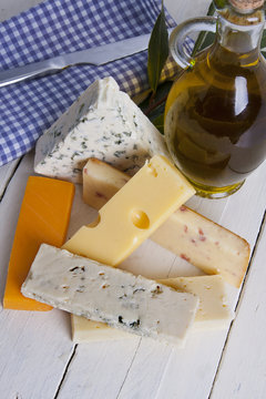 lots of natural cheese, dairy