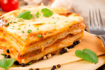 Fresh lasagna