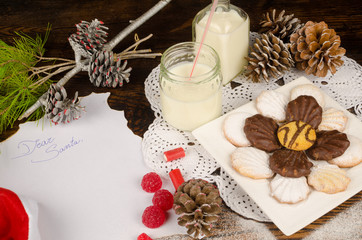 Santa wish list still life