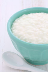Delicious fresh and healthy cottage cheese