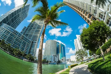 Rolgordijnen Downtown Miami © Fotoluminate LLC