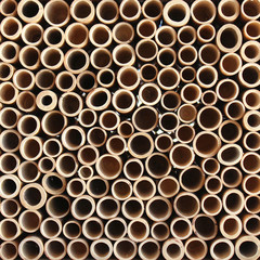 Bamboo wall