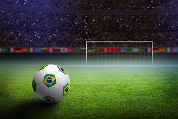 Naklejka premium Stadion piłkarski