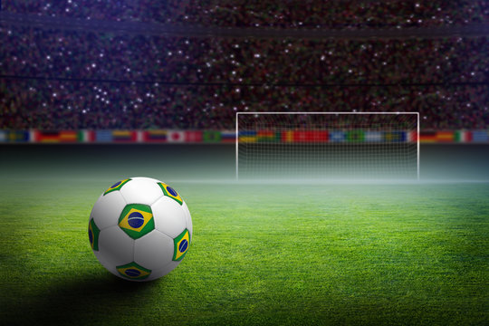 Fototapeta Soccer stadium