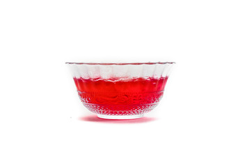 red strawberry jelly