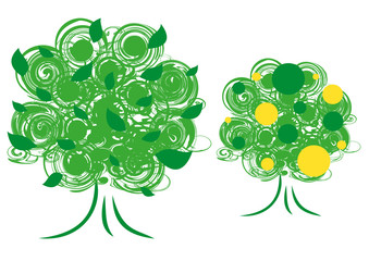 beautiful tree of curls