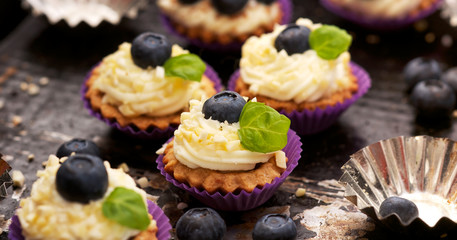 Blueberry tart