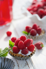Raspberry tart