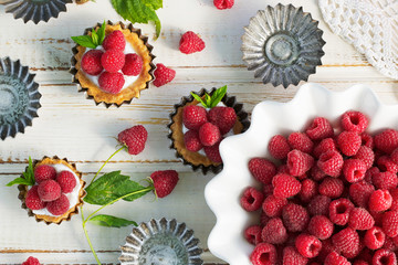 Raspberry tart