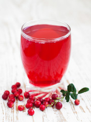 Fruit cranberries drink