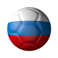 ロシアのサッカーボール型国旗