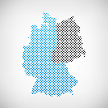 Karte Westdeutschland