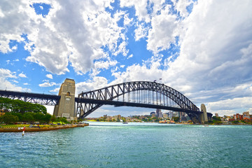 Sydney harbour bridge.