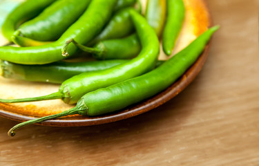 green chili peppers