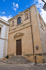 Fototapeta na wymiar Kościół św Antonio. Ugento. Apulia. Włochy.