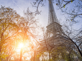 The Eiffel tower is one of the most recognizable landmarks in th