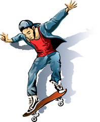 The Skateboarder