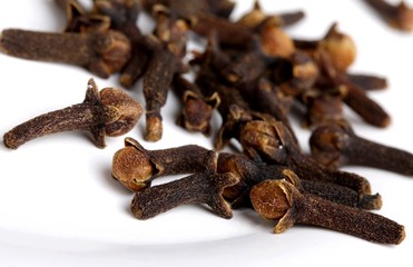 handful of cinnamon on a plate