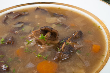 .forest mushroom soup