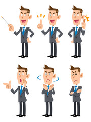 ビジネスマンの青年