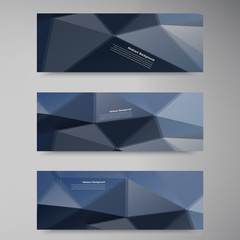 Vector abstract background. Origami geometric and Polygon