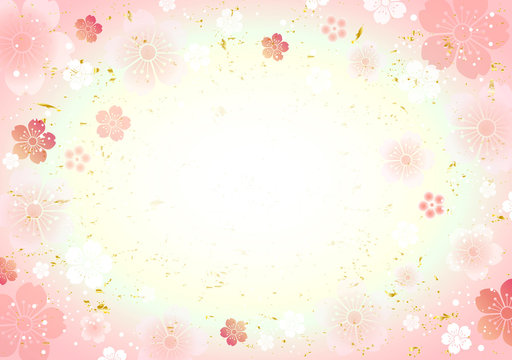 桜　和柄 春