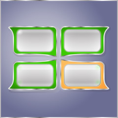 butterfly text box design element