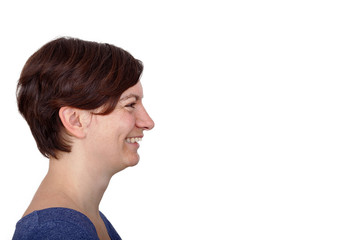 Young woman in side profile © Edler von Rabenstein