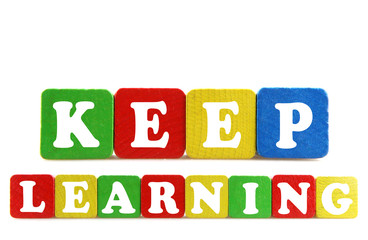 keep learning concept