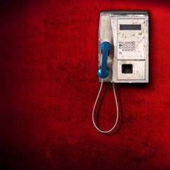 telefono pubblico grunge