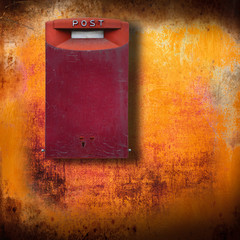 cassetta postale grunge