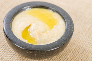 Hummus - Middle Eastern dip made of chickpeas
