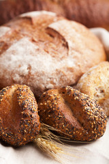 various healthy bread