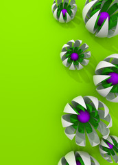 3d Abstract Flowers © neurostructure