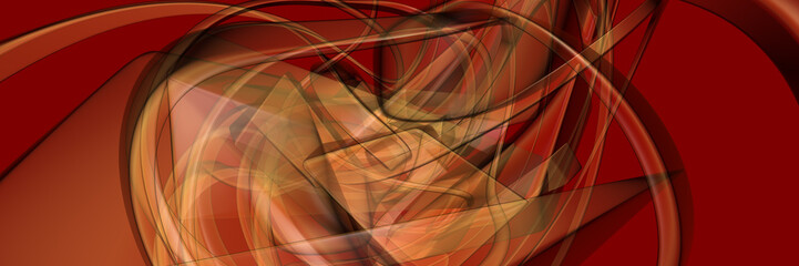 red abstract panorama © neurostructure