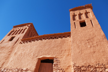 Wohnburg im Weltkulturerbe Ait-Ben-Haddou in Marokko
