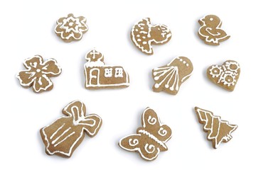 Christmas decorating gingerbread