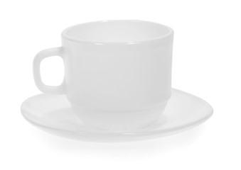 Cup with a saucer